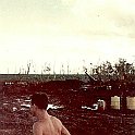Joe Tomlinson with Sgt. Jones' 8" in the background. Loc Ninh circa Aug/Sept 1970.